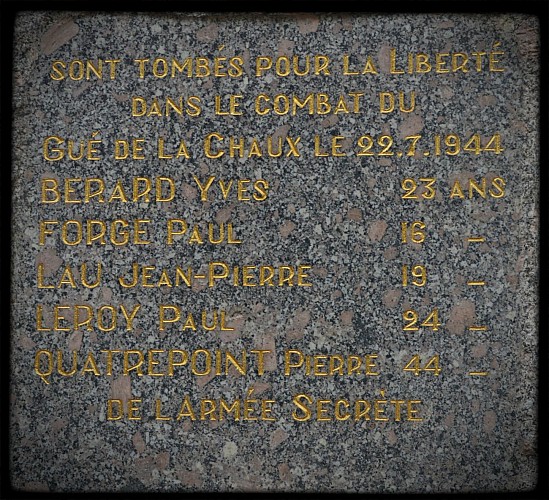 Stèle Le Gué de la Chaux