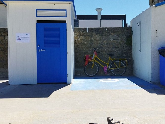 Vestiaires handiplage langrune