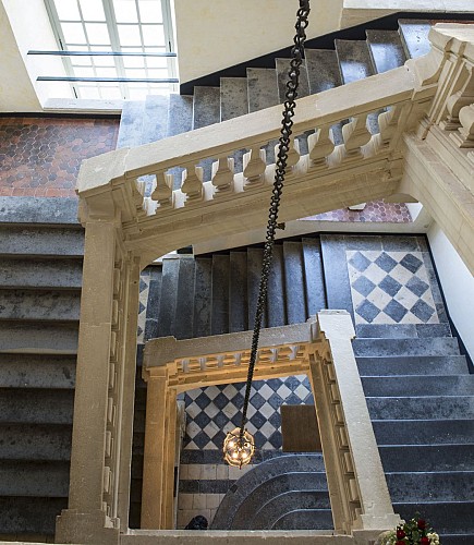 Escalier suspendu ©Château de Balleroy