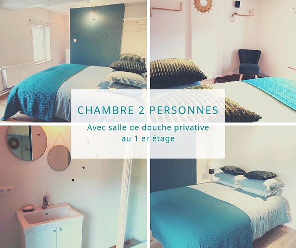 2e affiche 2 chambres 2 pers gîte Monsieur Henri_01-2024