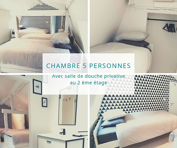 Chambre 5 pers gîte Monsieur Henri_01-2024