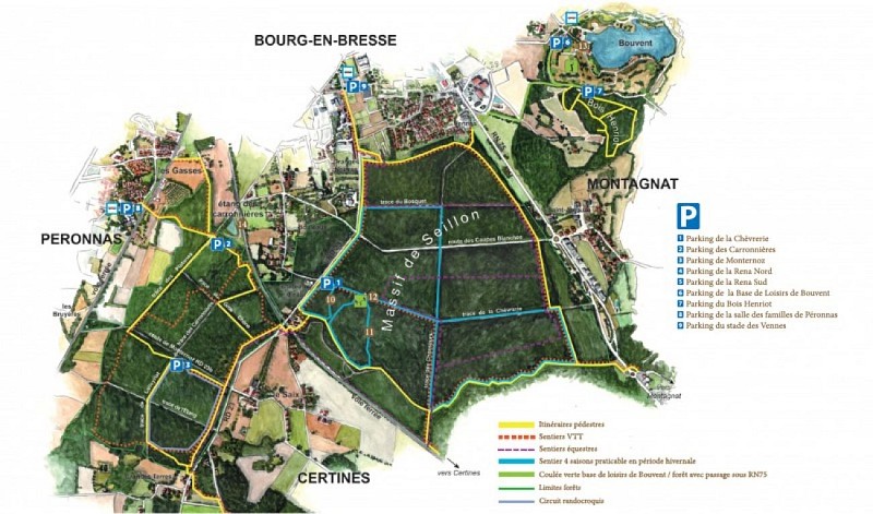 Parcours permanent de Course d'Orientation de Seillon