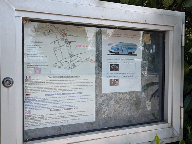 Wohnmobilstellplatz in Bruley