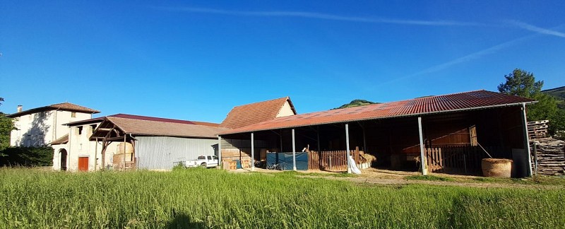 Verkauf von Ziegenkäse und Grenobler Walnüssen bei La Ferme de Galerne