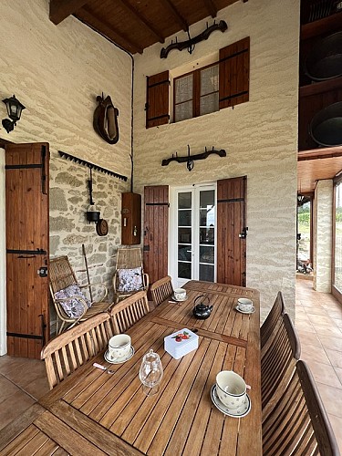 Gîte de Pagalot -  terrasse 2