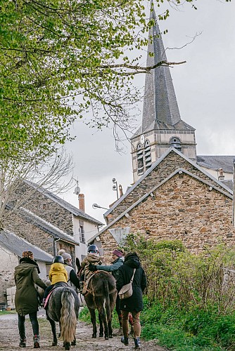Balade à dos d'âne - La Ferme de la Marinette