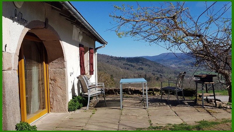 terrasse privée avec vue imprenable