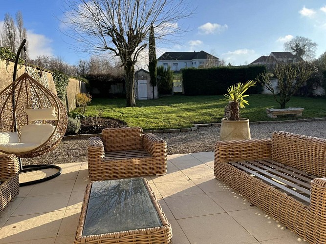 Terrasse salon de jardin