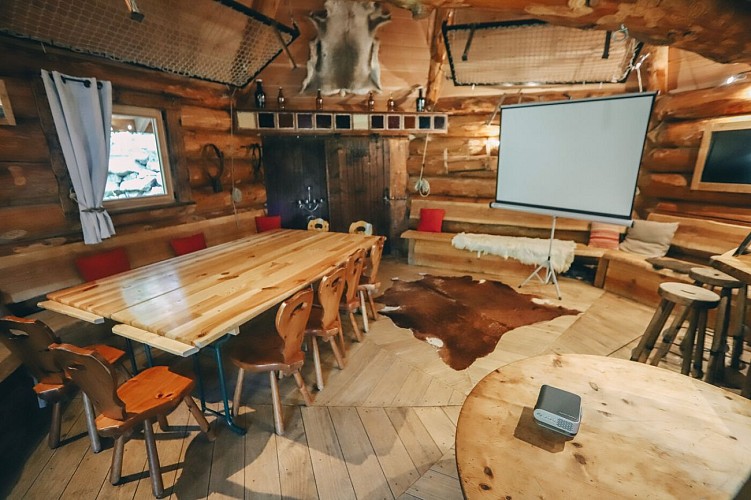 Les cabanes du Salève - Espace de travail