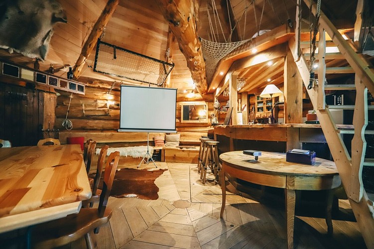 Les cabanes du Salève - Espace de travail