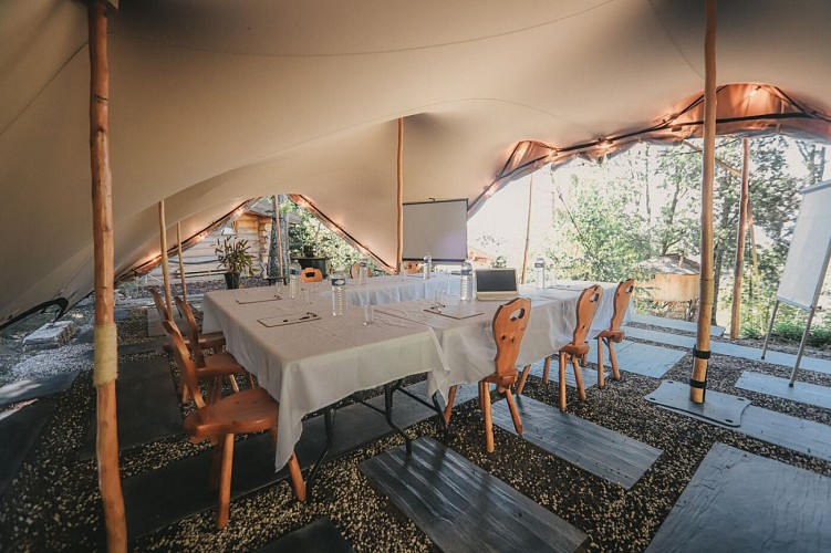 Les cabanes du Salève - Espace de travail