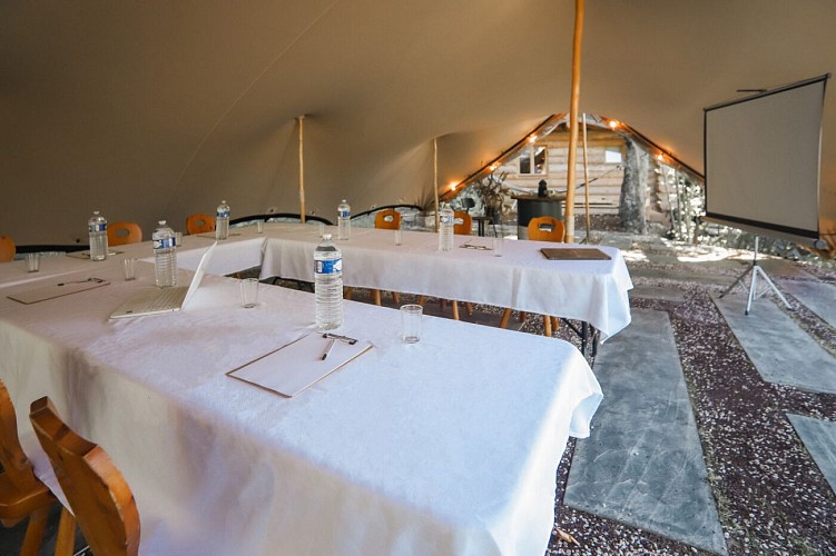 Les cabanes du Salève - Espace de travail