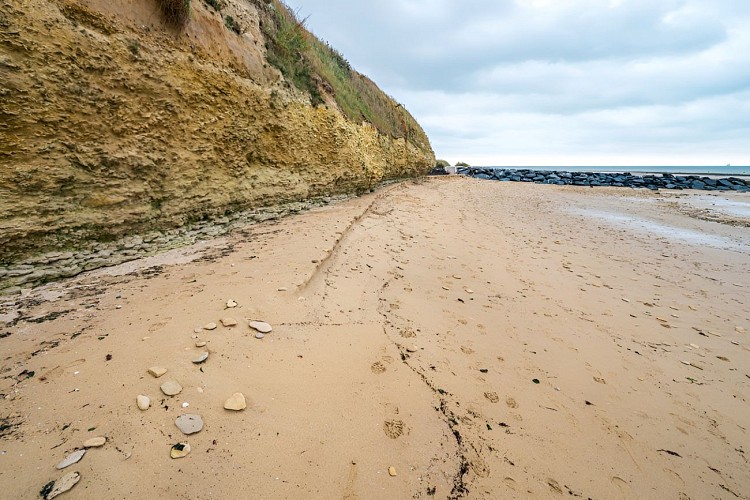 La falaise du Cap Romain.
