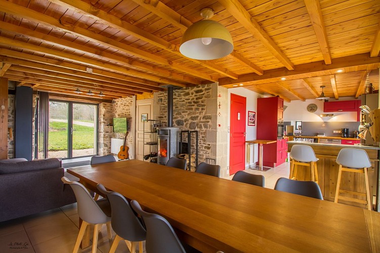 Salle à manger - cuisine américaine