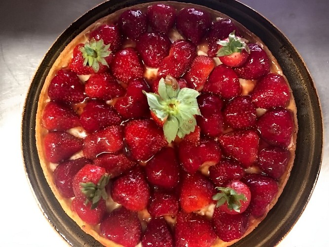 tarte aux fraises