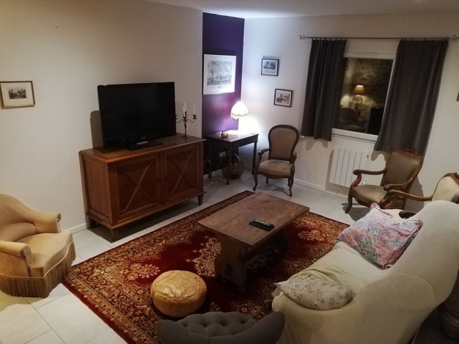 Gîte à la ferme de la Chèvrerie du 47 - salon