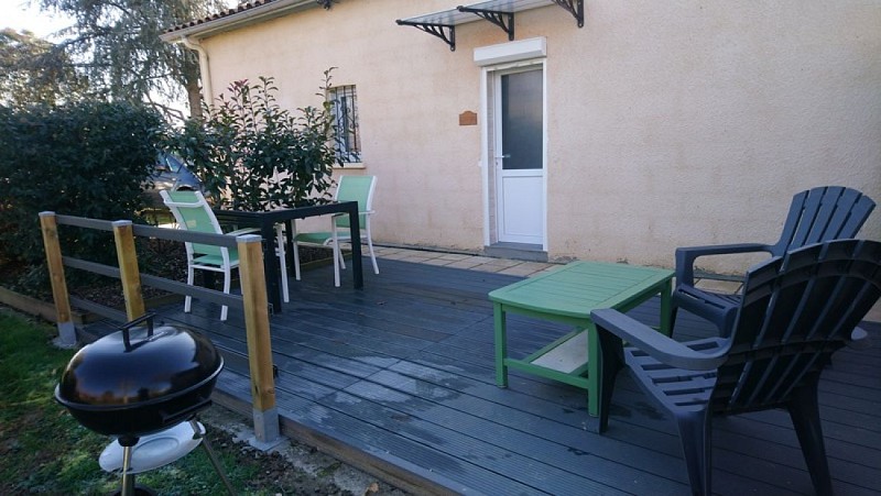 Gîte de l'Auberge Pradere - terrasse