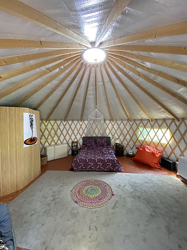 intérieur yourte