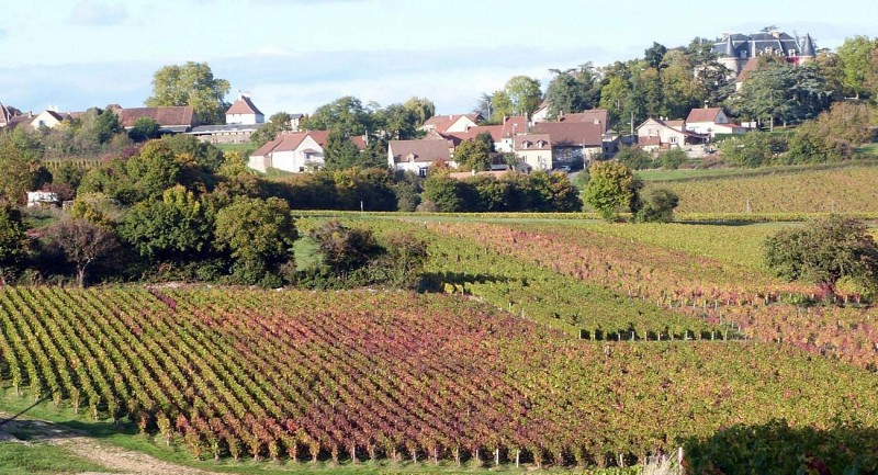 Vue lointaine du Gîte