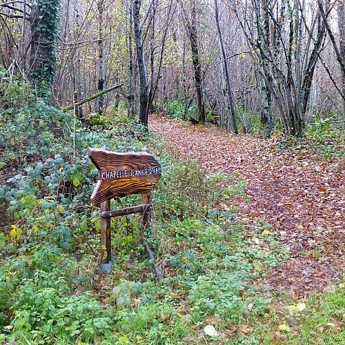 Indication chemin route du Chalat