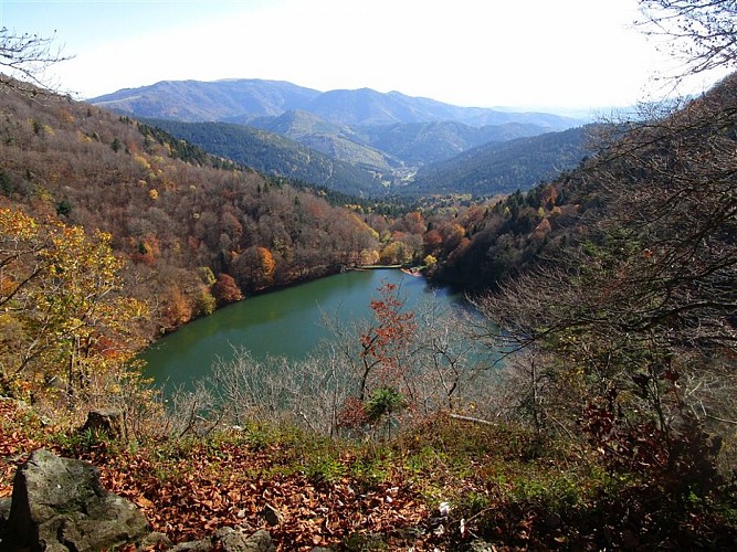 Lac des perche en automne
