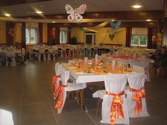 Grande salle pour banquet