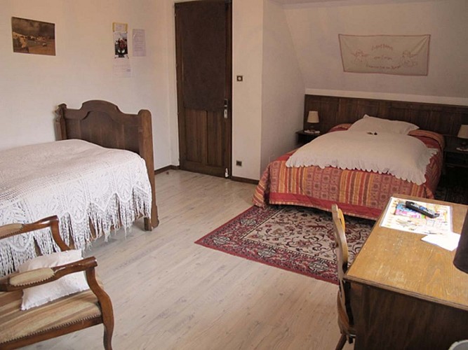 Chambre 3 personnes du Schaefferhof à Duppigheim