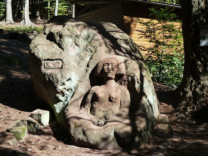 Le rocher de la Liese, Niederbronn-les-Bains, Alsace