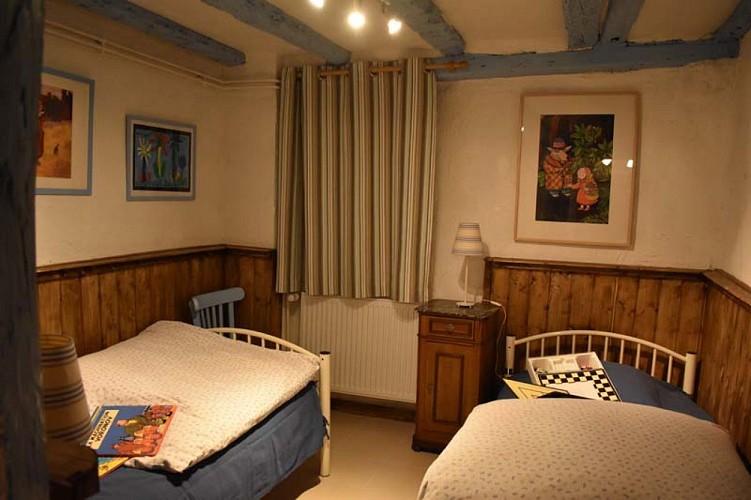 Chambre 2 lits du Gîte de cep et de Grès à Mutzig