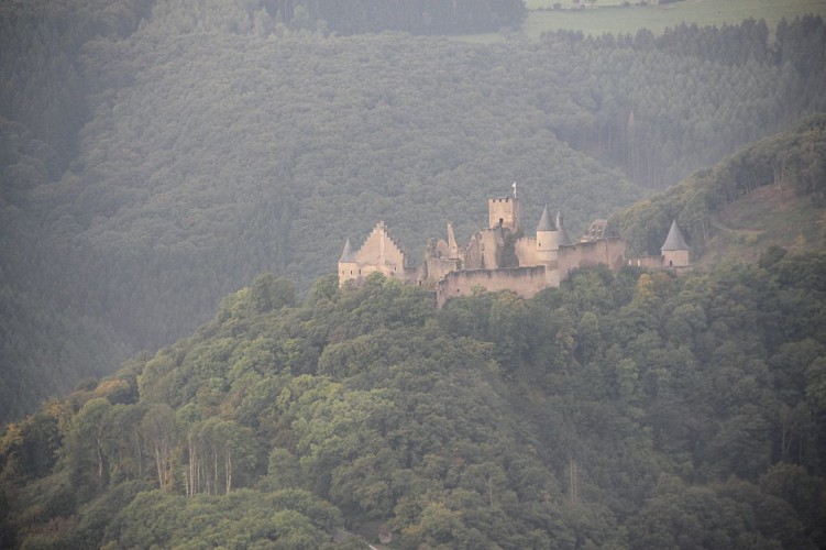 Le  château de Bourscheid 