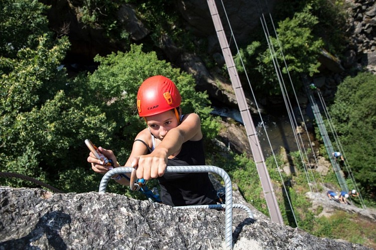 GOUFFRE DE MALAMORT - VIA FERRATA