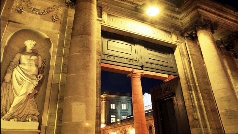 Palais Rohan, entrée côté cour