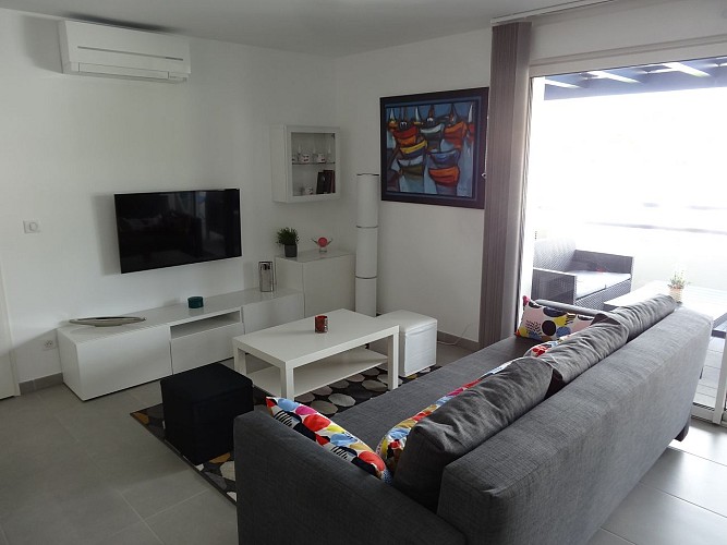 Appartement-Balea-Bidart-séjour/cuisine