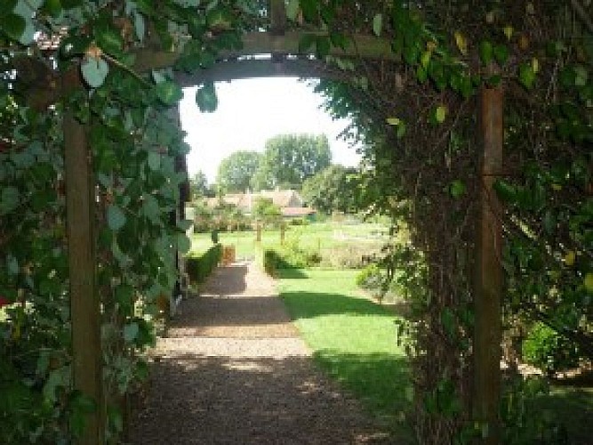 Jardin de plantes mellifères d'Histoire d'Abeille à Bouin Plumoison