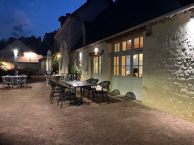 Terrasse soir d'été