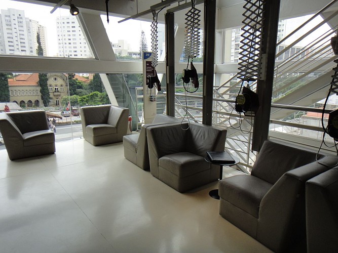 Visite de l'expo temporaire Itau Cultural