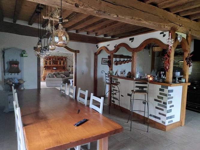 Gîte à la ferme - Gan - séjour