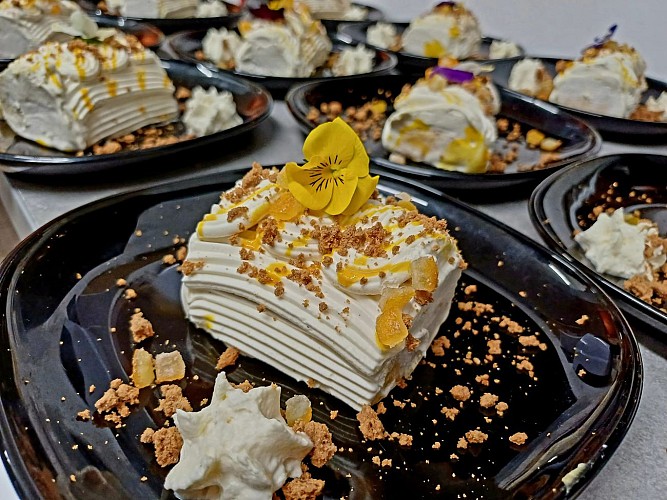 buche mangue vanille