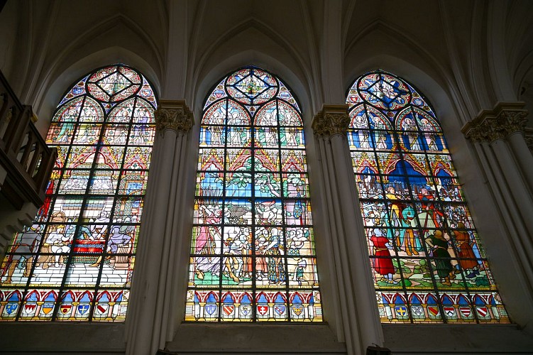 Vitraux église de Bouvines