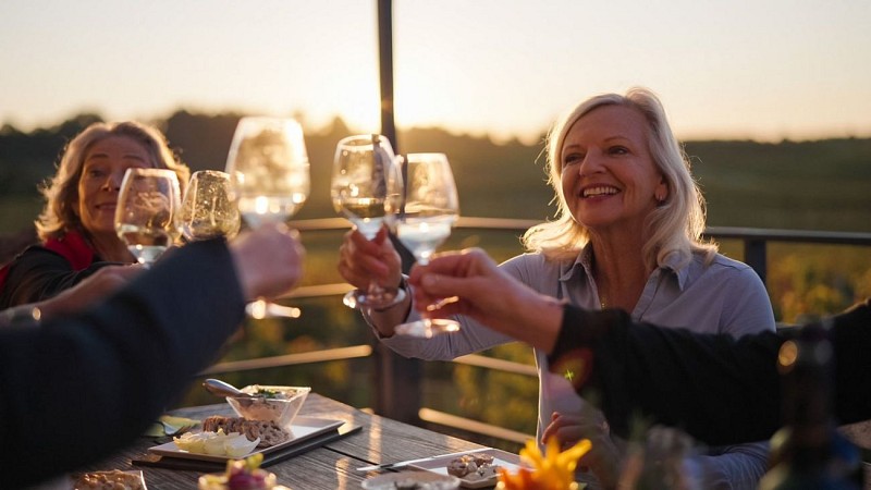 chateau George7-fronsac - moment convivial