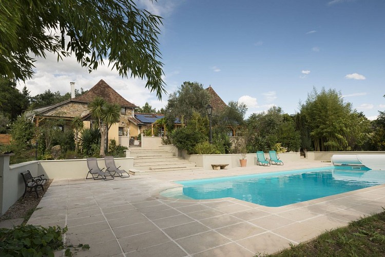 Domaine Hourcabis - piscine