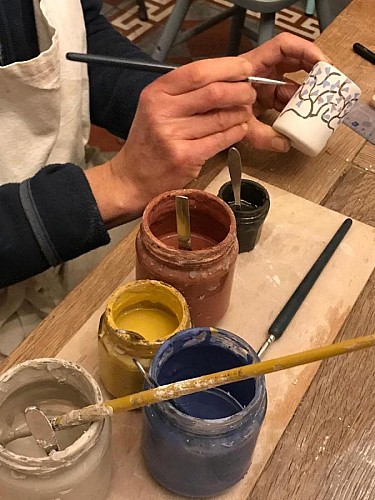 Atelier de céramique à la Maison "La Villa Toscane"