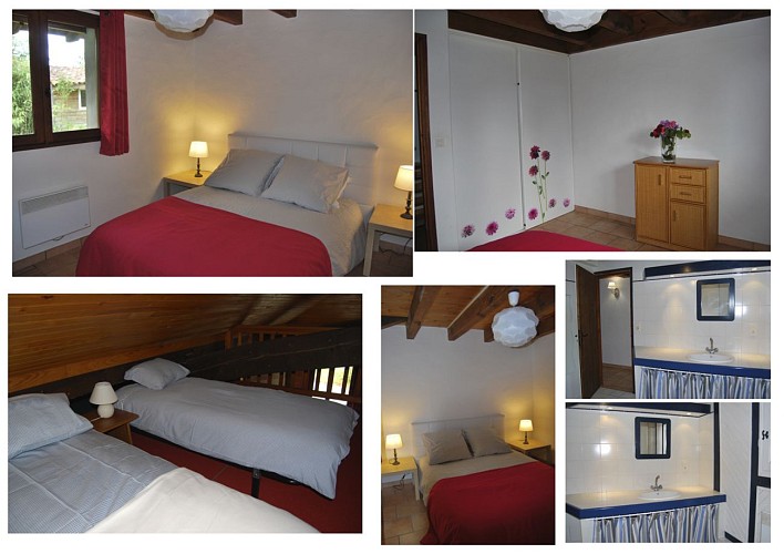 Location_maison_soustons_chambres et mezzanine