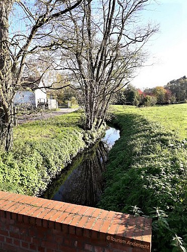 Les eaux de la Pede qui coule vers Neerpede