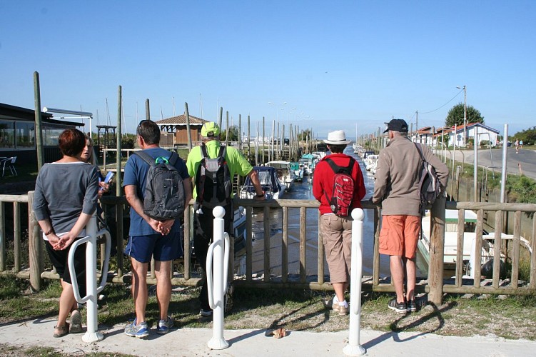 Visite du port d'Audenge