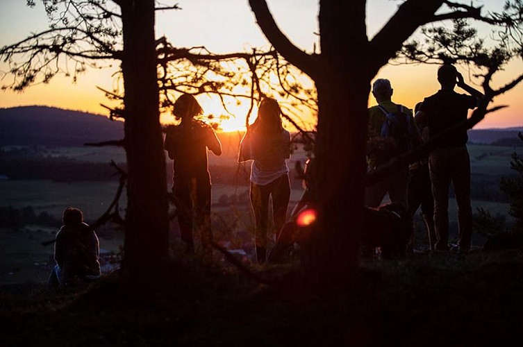 Le puy de l'Enfer, une balade au crépuscule au milieu des volcans