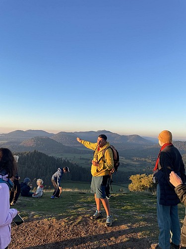 Le Jour de la Nuit au puy de Combegrasse
