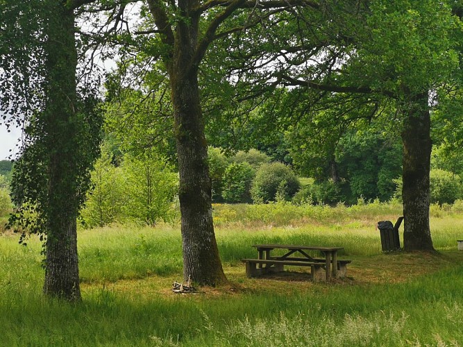 Aire de pique nique de l'étang de la Leyrenne