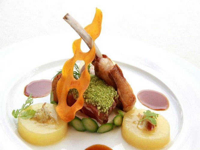 Auberge Ostape - plat restaurant- Bidarray