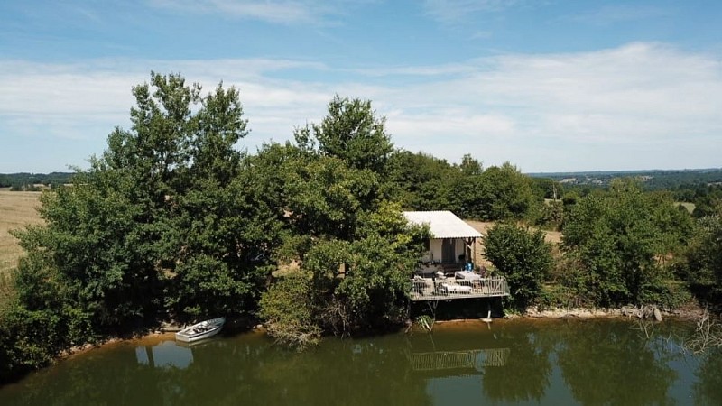 Tinyhouse sur l'étang de Bramefort 